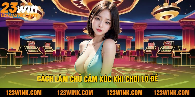Cách làm chủ cảm xúc khi chơi lô đề